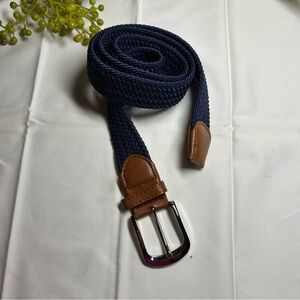 Mugsy Jeans belt, navy blue and leather Men’s size 44